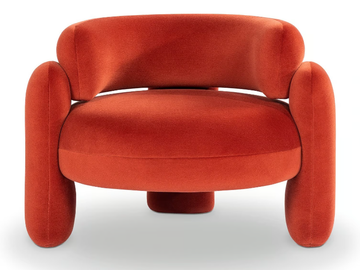 EMBRACE - Upholstered velvet armchair by ROYAL STRANGER - view 3